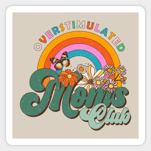 Overstimulated Mom Club Sticker